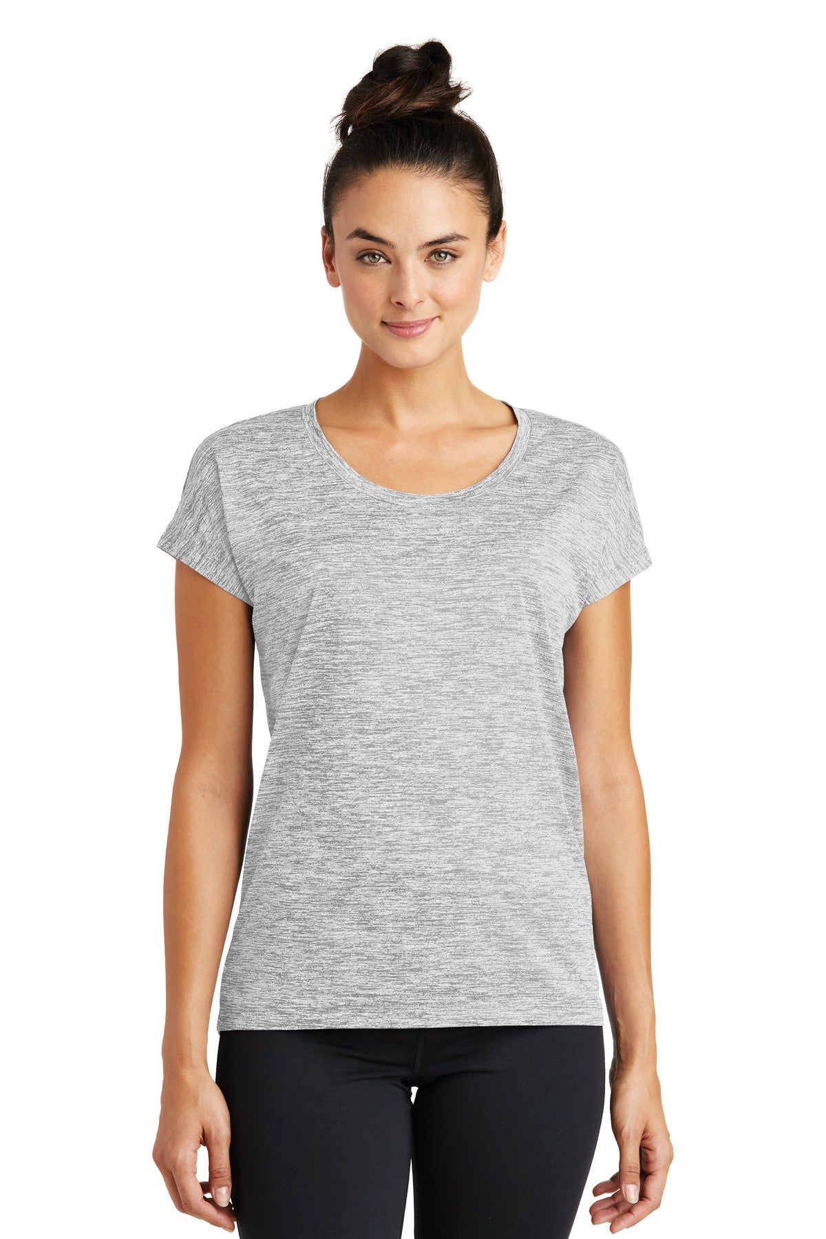 Sport-Tek Ladies PosiCharge Electric Heather Sporty Tee LST390