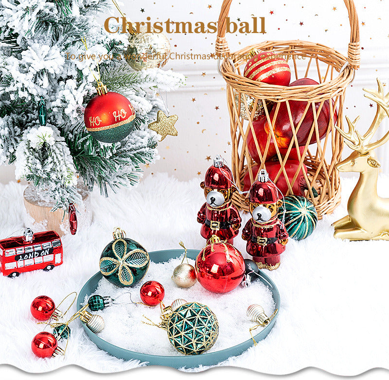 70 PC Shatterproof Plastic Christmas Ball Ornaments