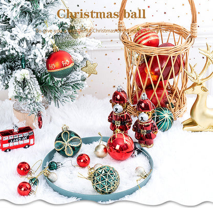 70 PC Shatterproof Plastic Christmas Ball Ornaments