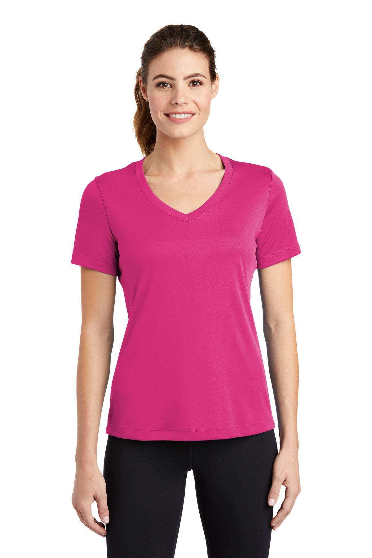 Sport-Tek Ladies PosiCharge Competitor V-Neck Tee LST353