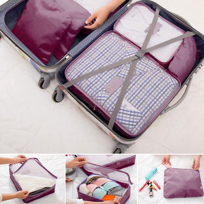 9 Pcs Clothes Storage Bags – Water-Resistant Travel Luggage Organizer