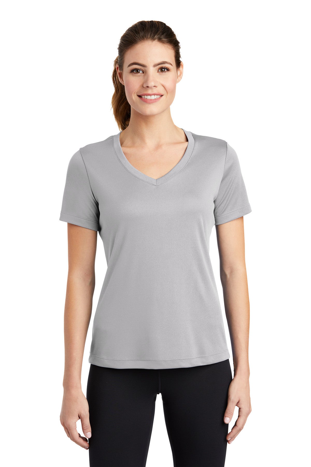 Sport-Tek Ladies PosiCharge Competitor V-Neck Tee LST353