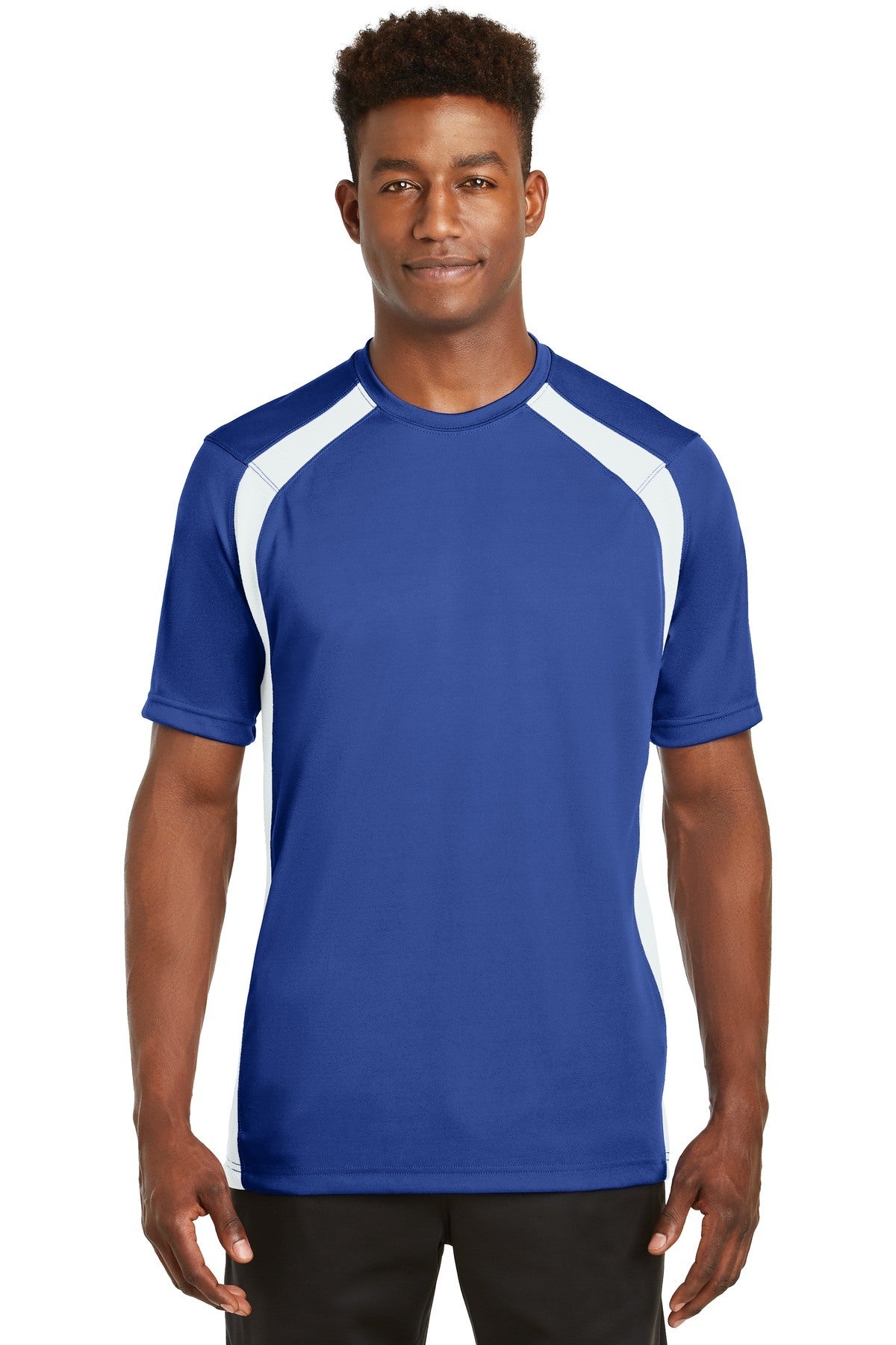 Sport-Tek Dry Zone Colorblock Crew T478