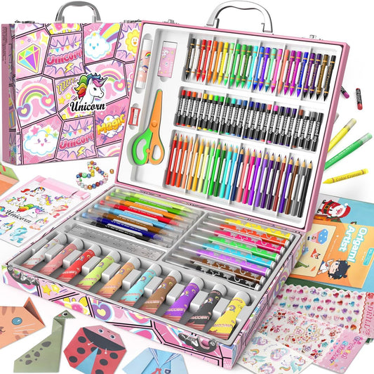 BestJay Unicorn Art Supplies Set – 500 Pieces