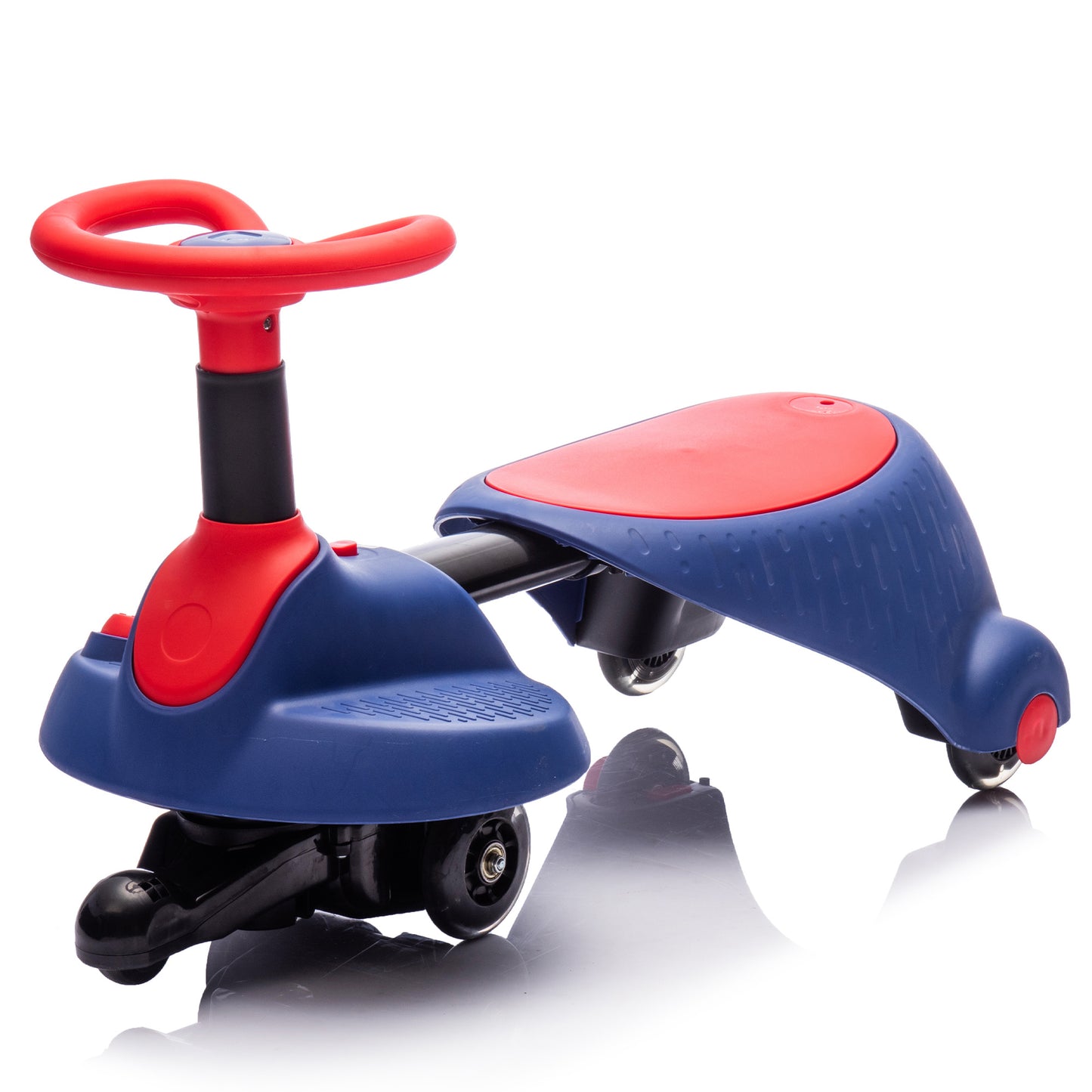 6V Kids Ride-On Electric Wiggle Car with flashing wheels