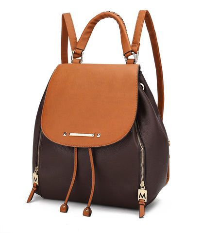 MKF Collection Kimberly Vegan Leather Backpack for Women