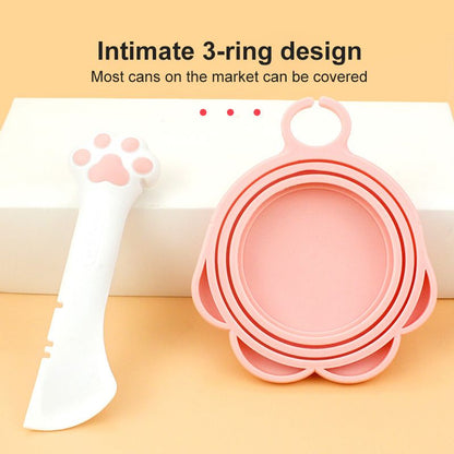 Multifunction Pet Jar Opener & Feeding Spoon for Dogs & Cats