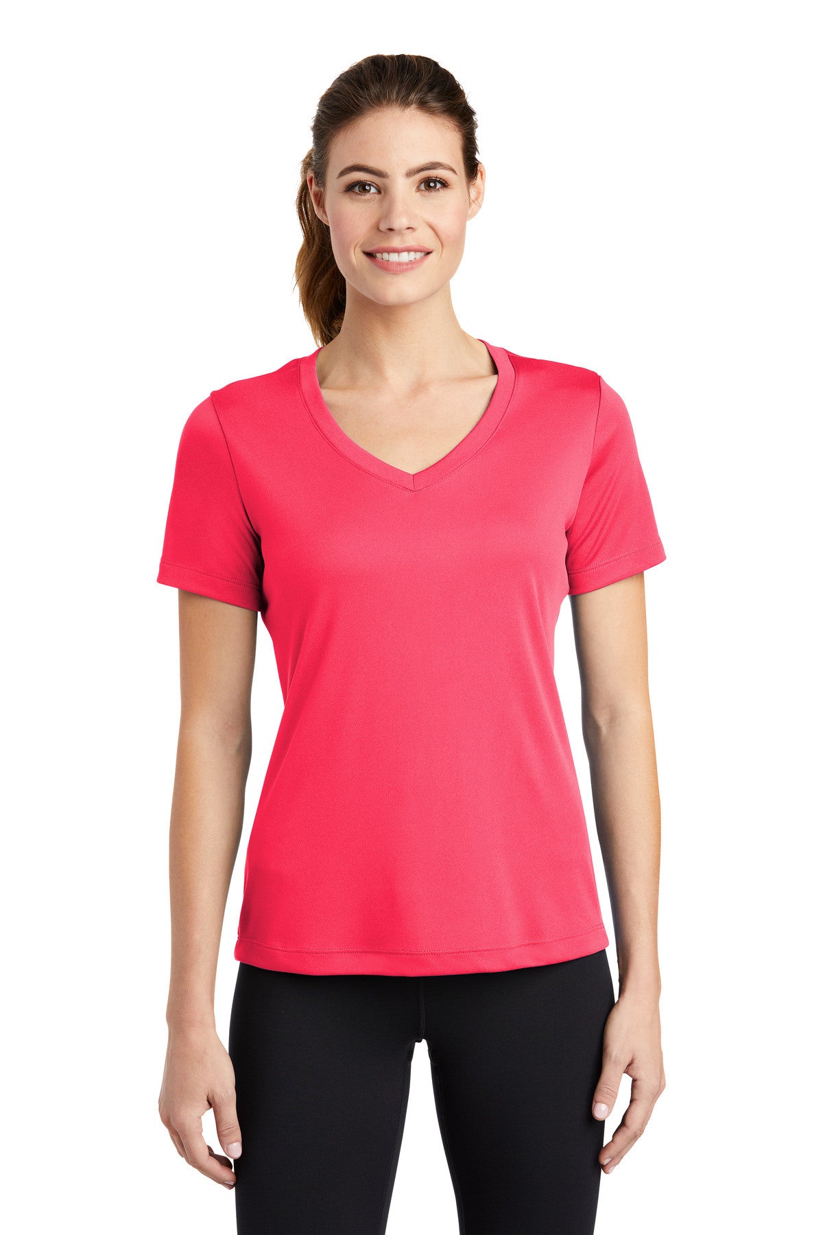 Sport-Tek Ladies PosiCharge Competitor V-Neck Tee LST353