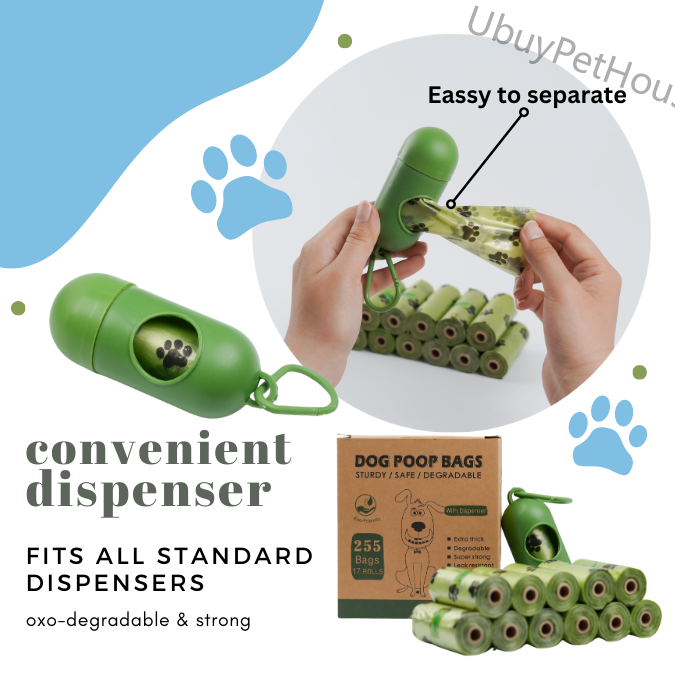 255 Biodegradable Pet Waste Bags