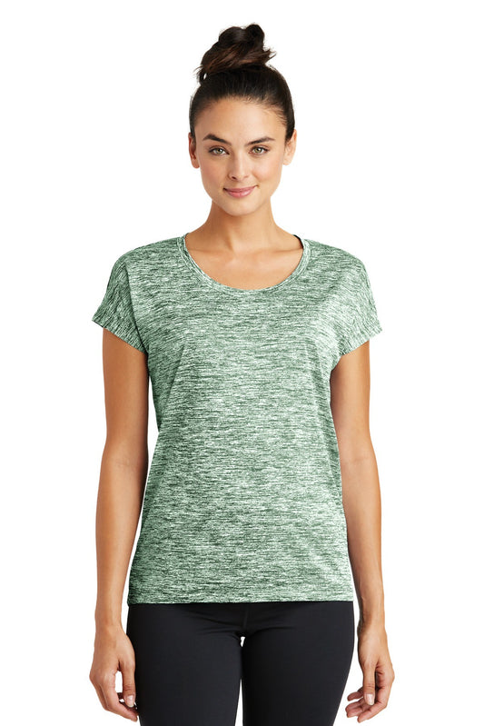 Sport-Tek Ladies PosiCharge Electric Heather Sporty Tee LST390