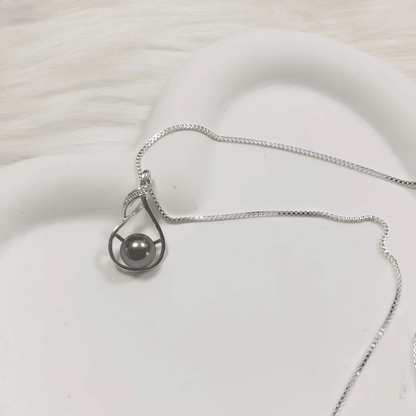 Tahitian Black Pearl Necklace – Elegant Gift for Women & Wife