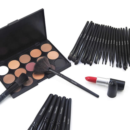 32-Piece Professional Makeup Brush Set – High-Quality