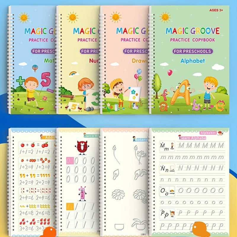 4 pcs Kindergarten School Supplies Set