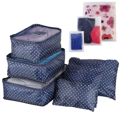 9 Pcs Clothes Storage Bags – Water-Resistant Travel Luggage Organizer