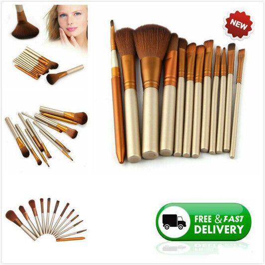 12 Pcs Professional Makeup Brushes Set