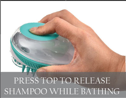 Shampoo Dispensing Massage and Bathing Brush