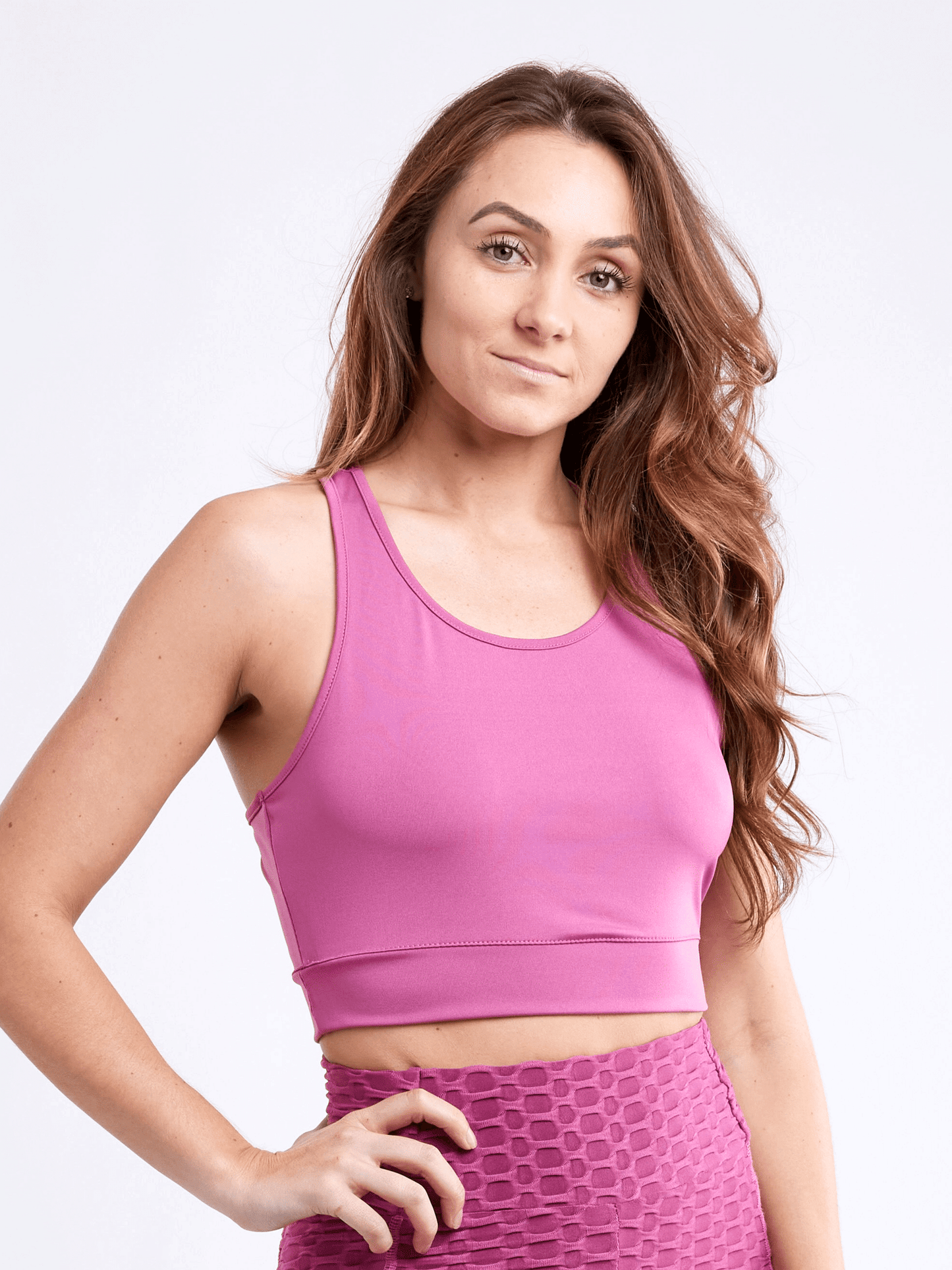 Lightweight Racerback Training Crop Tank Top for Women