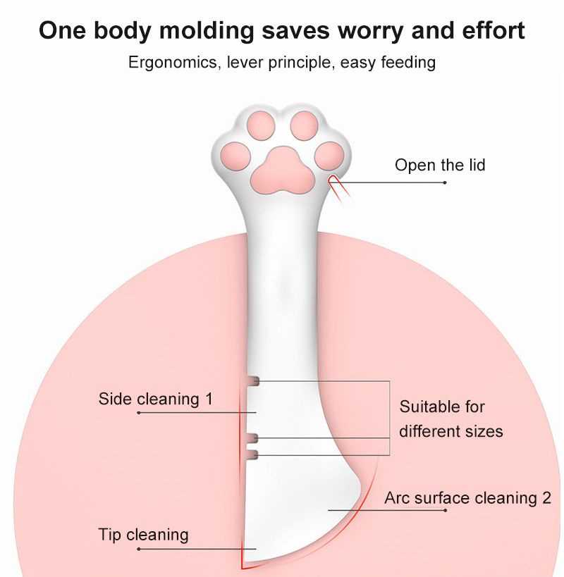 Multifunction Pet Jar Opener & Feeding Spoon for Dogs & Cats