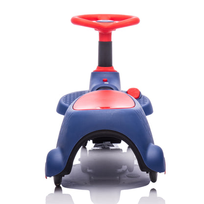 6V Kids Ride-On Electric Wiggle Car with flashing wheels