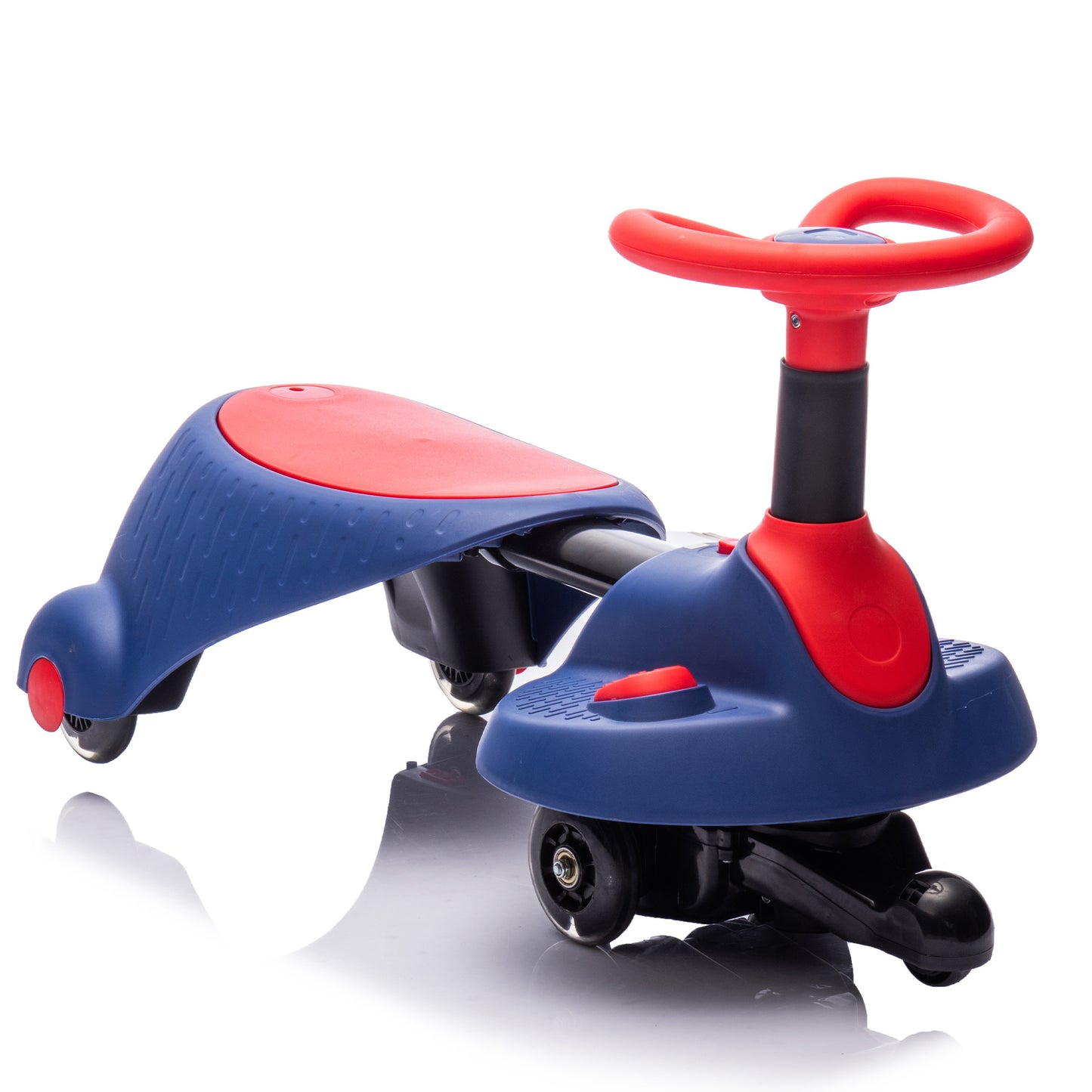 6V Kids Ride-On Electric Wiggle Car with flashing wheels