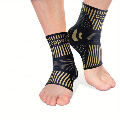 COPPER Ankle Brace Compression Support Sleeve