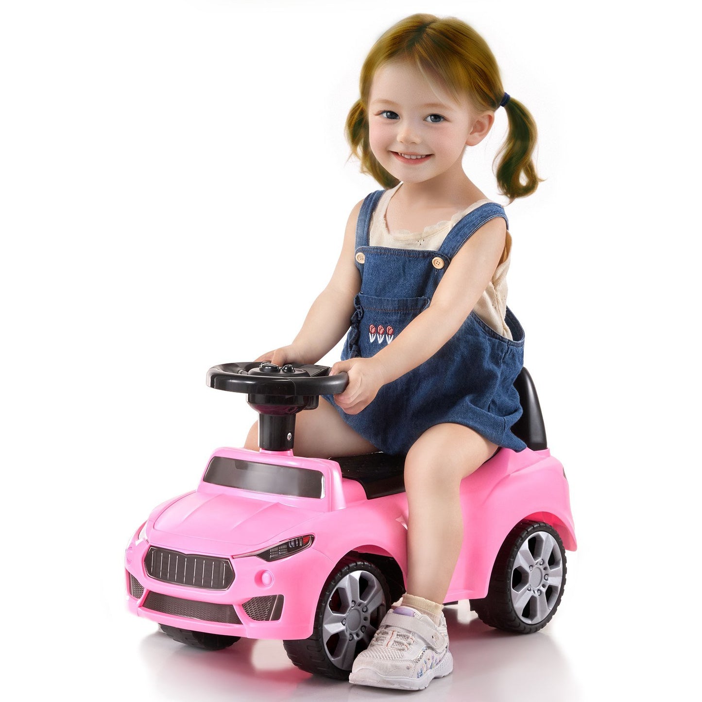 VEVOR Ride On Push Car for Toddlers Pink