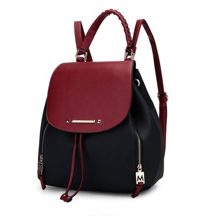 MKF Collection Kimberly Vegan Leather Backpack for Women