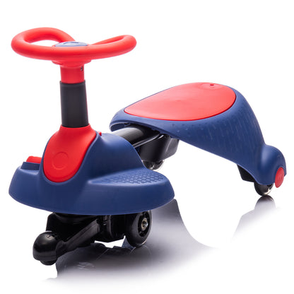 6V Kids Ride-On Electric Wiggle Car with flashing wheels