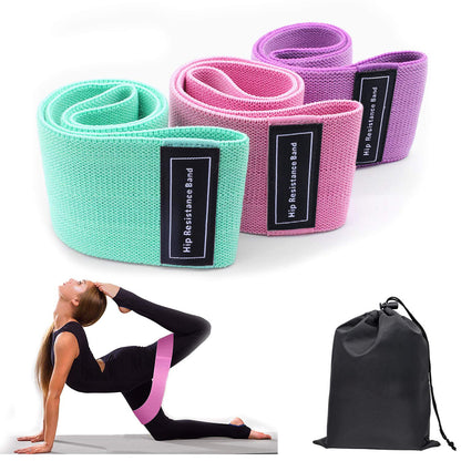 3 pcs Resistance Bands For Legs And Butt