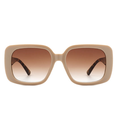 Square Chic Flat Top Women Fashion Sunglasses