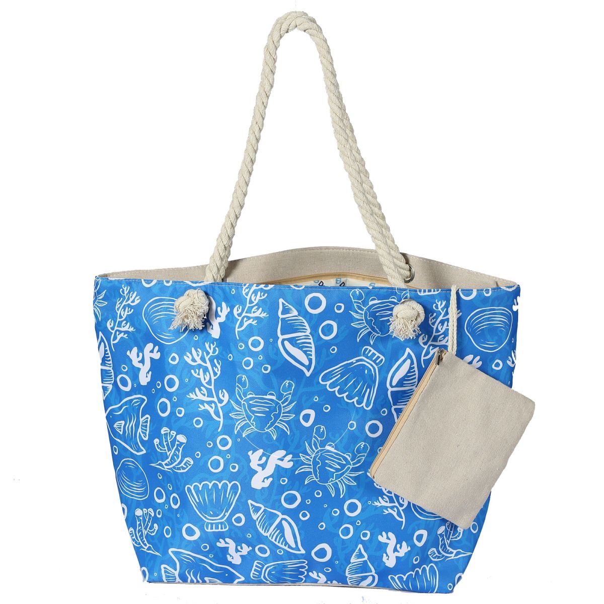 Canvas Beach Tote Bag for Women – Waterproof