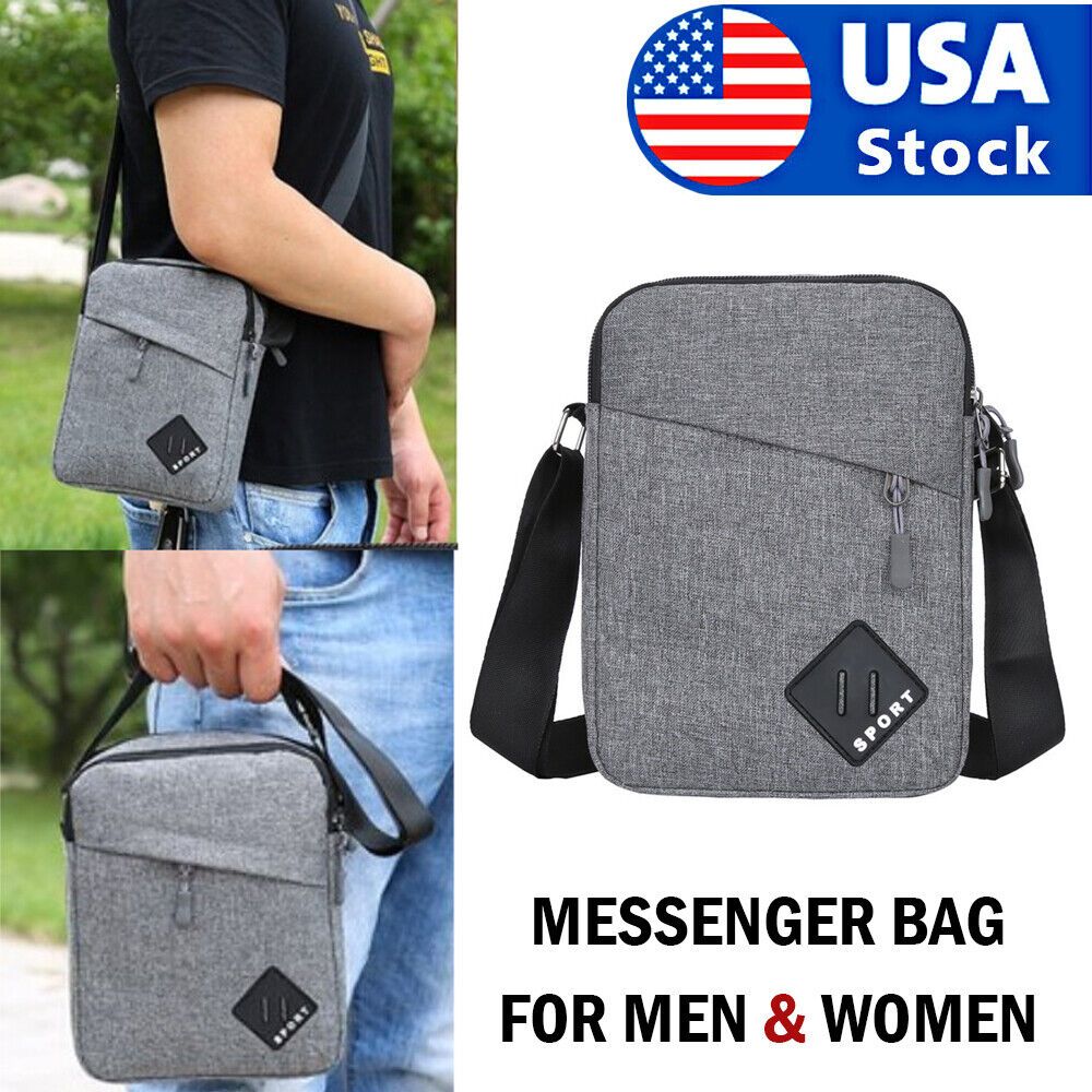 Men Women Messenger Bag Chest Fanny Packs Cross Body Travel Shoulder Backpack US