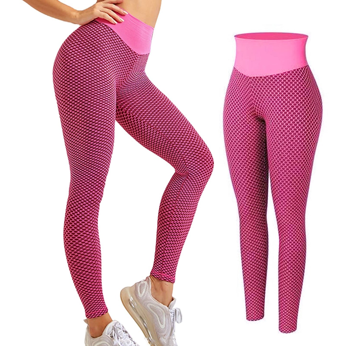 Plus Size Butt Lifting Workout Tights – High Waist Yoga Pants