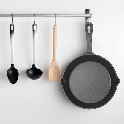 3 Pcs Pre-Seasoned Cast Iron Skillet Set – Durable & Versatile Cookware