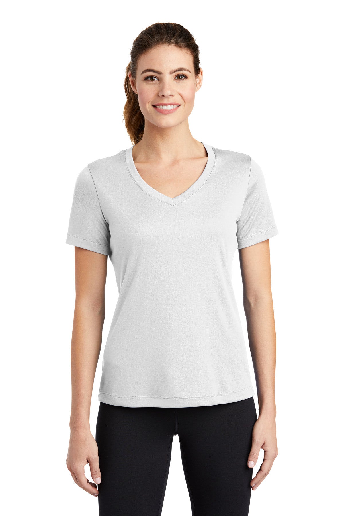 Sport-Tek Ladies PosiCharge Competitor V-Neck Tee LST353