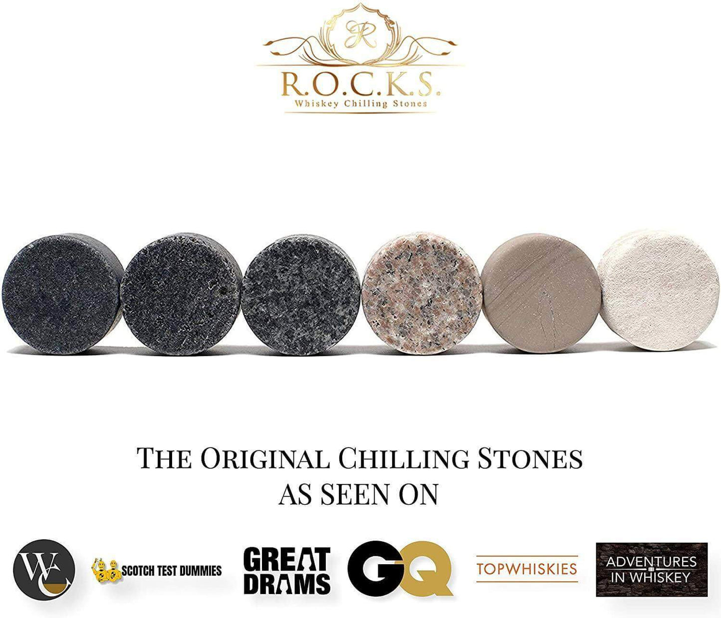 Rocks Whiskey Chilling Stones