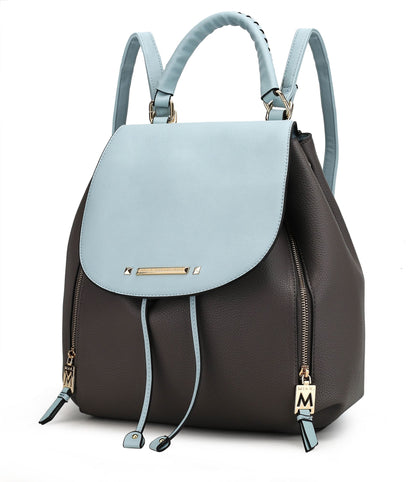 MKF Collection Kimberly Vegan Leather Backpack for Women