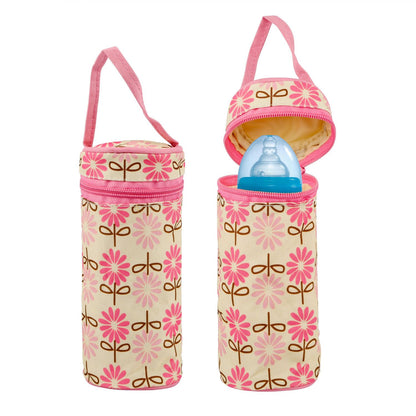 5PCS Baby Diaper Bag Set with Changing Pad & Insulated Pockets