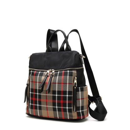 MKF Collection Nishi Plaid Backpack Women by Mia K