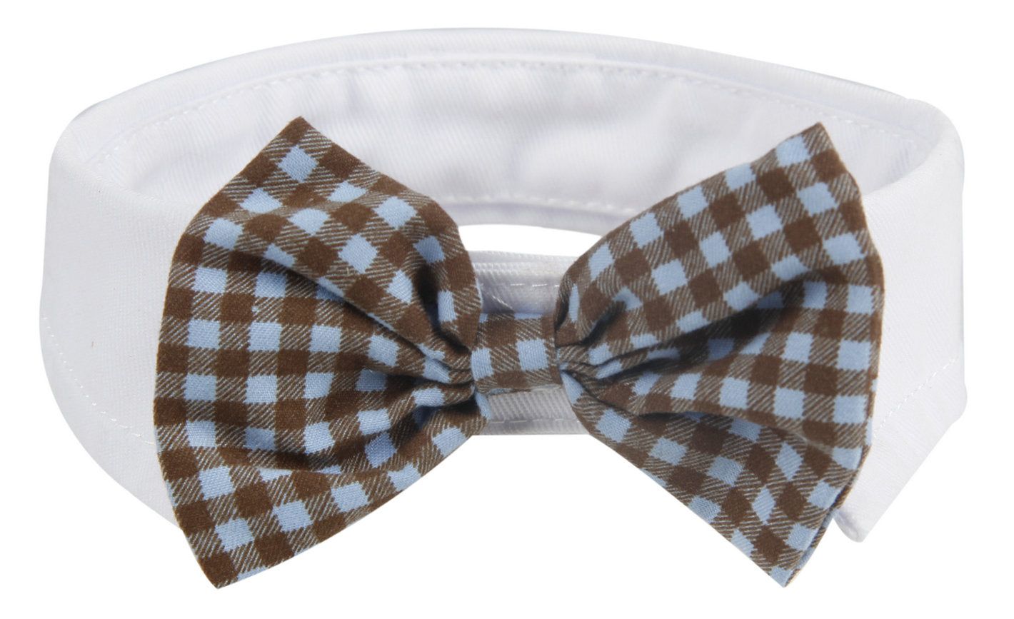 Pet Life Black and White Dog Bowtie | Adjustable, Soft, and Breathable for All Dog Sizes