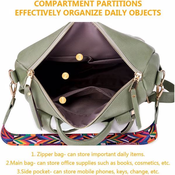 Convertible Backpack Purses for Women – College & School Use