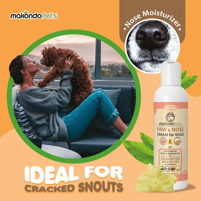 Natural Dog Paw Balm & Nose Soother – Non-Waxy Formula for Dry Paws & Snout