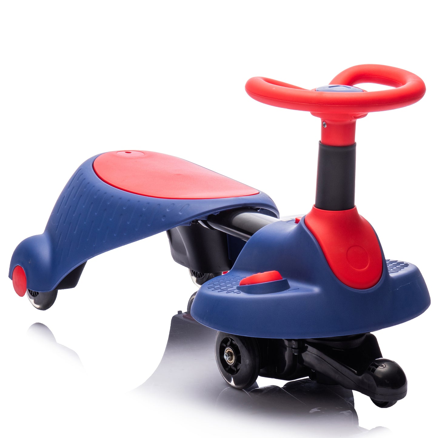 6V Kids Ride-On Electric Wiggle Car with flashing wheels