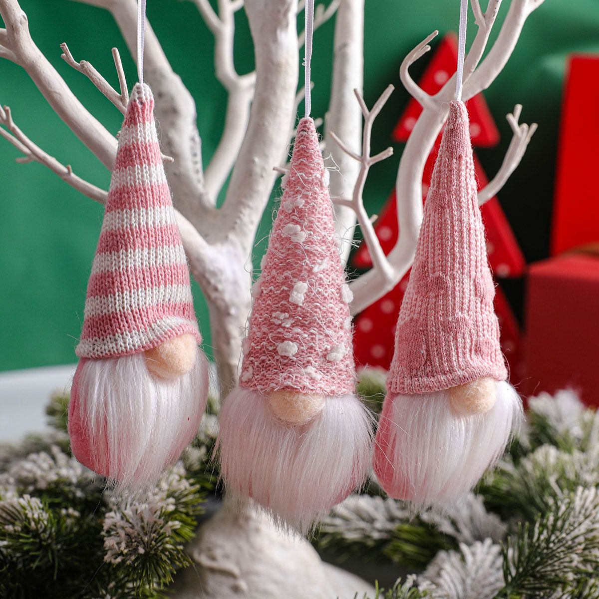 12Pcs Christmas Gnome Ornaments | Christmas Tree Decorations