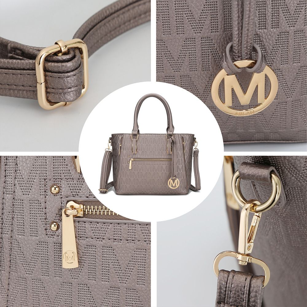 MKF Collection Cairo M Signature Satchel Handbag by Mia K