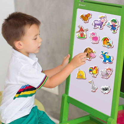 27 Foam Farm Animal Fridge Magnets – Educational Magnets