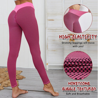 Plus Size Butt Lifting Workout Tights – High Waist Yoga Pants