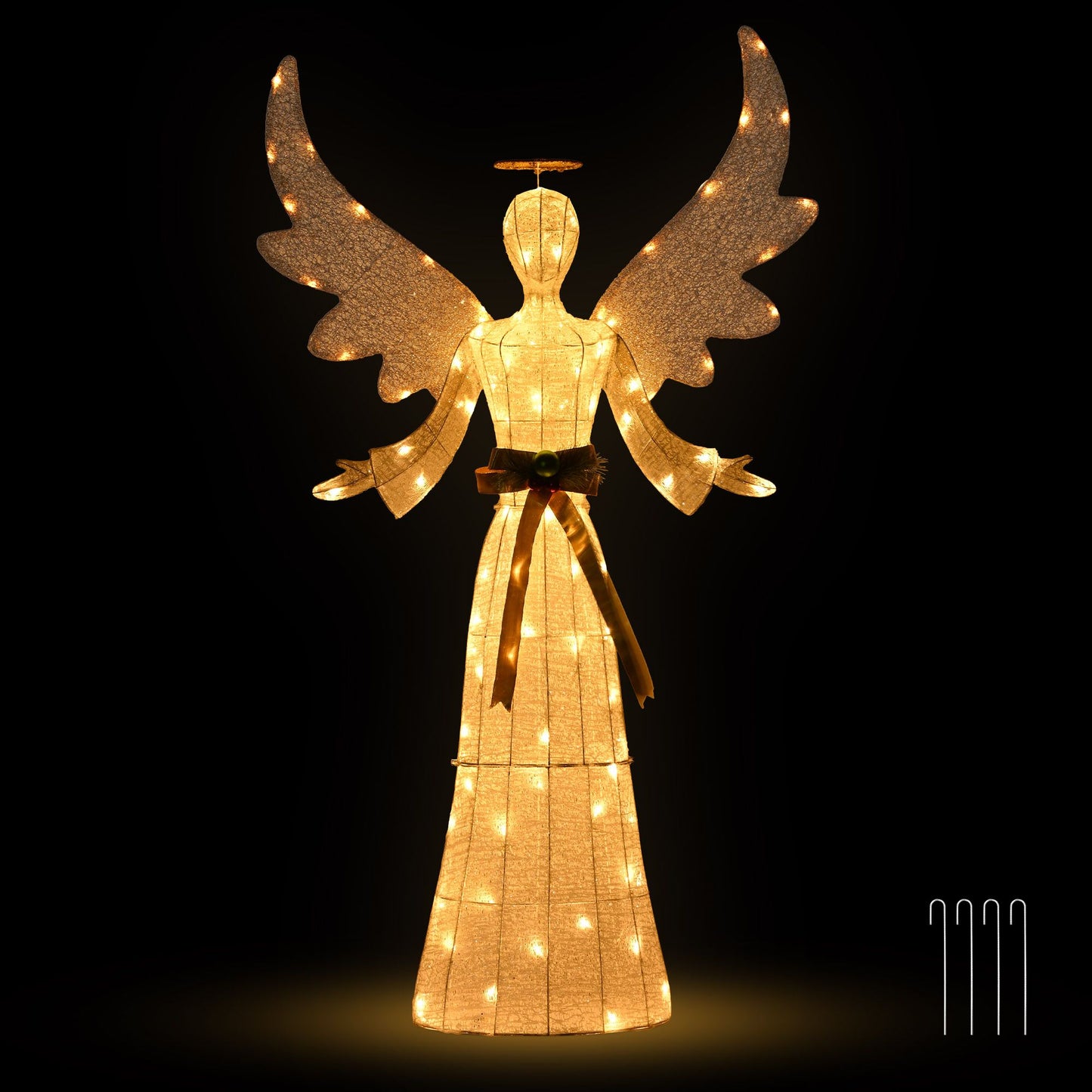 Holy 5.5ft Lighted Christmas Angel